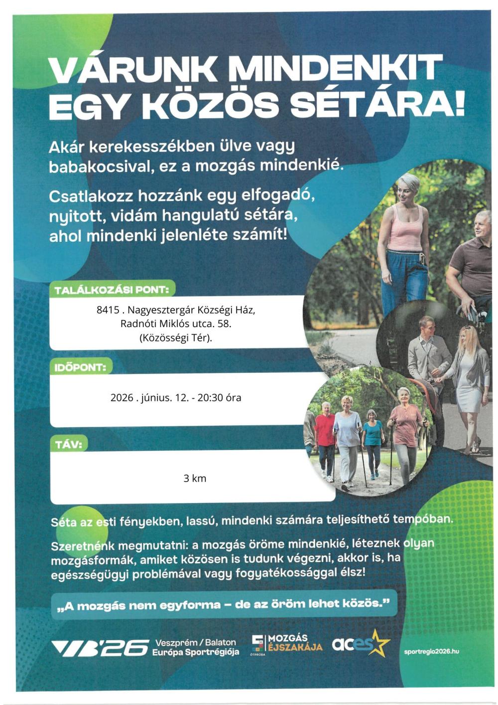 Közös séta esti fényekben