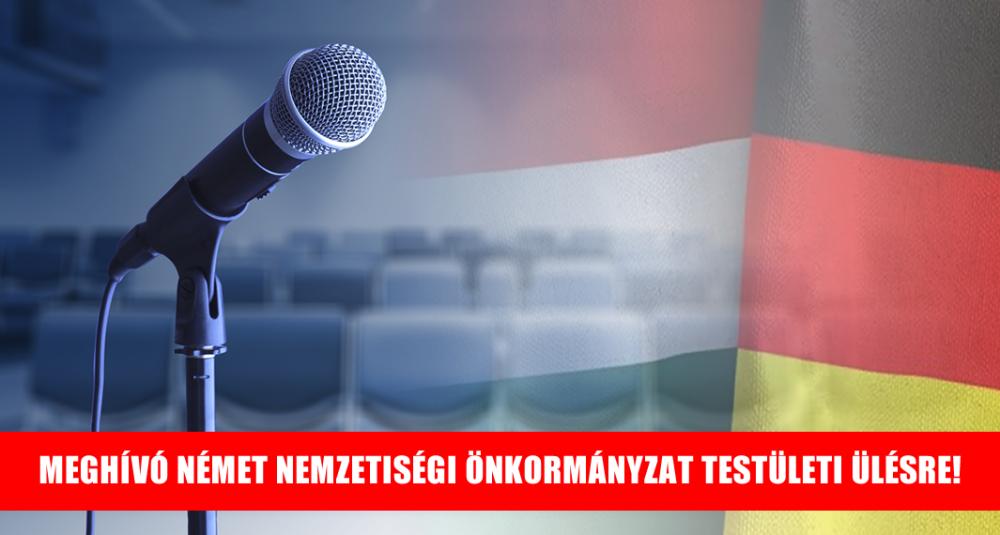 Rendes Német Nemzetiségi képviselő-testületi ülés