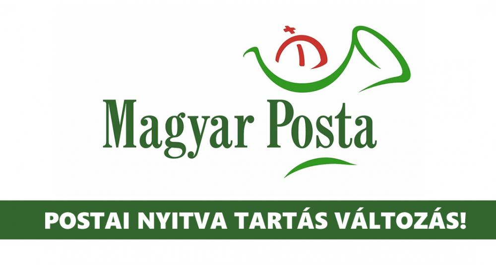 Tájékoztatás! - a nagyesztergári Posta nyitvatartásával kapcsolatban