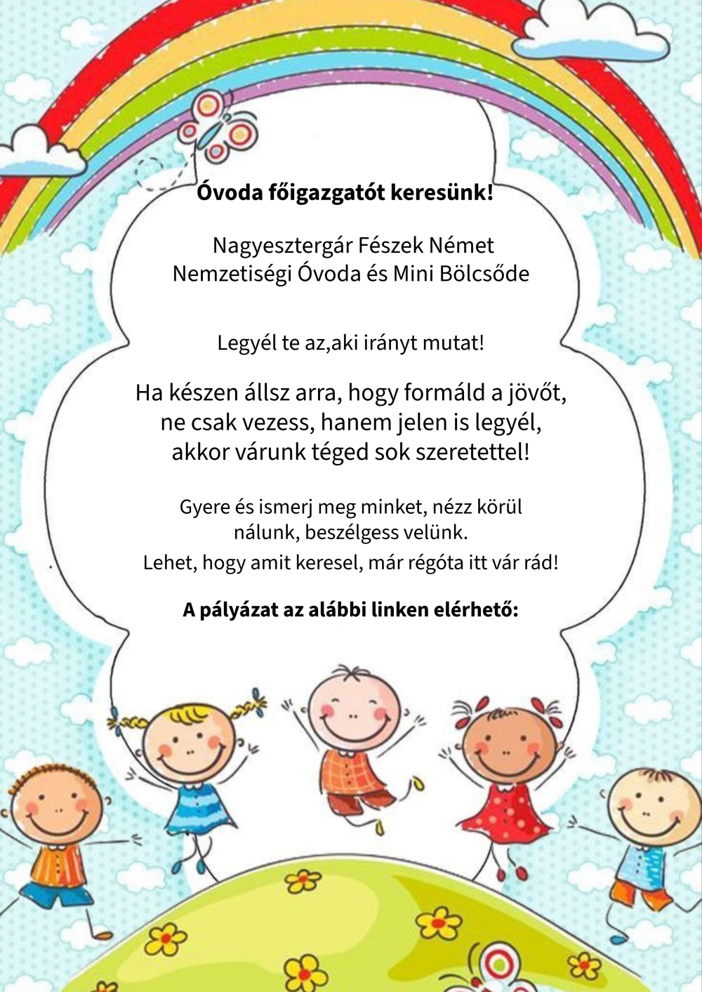 Álláspályázat: Óvodaigazgató