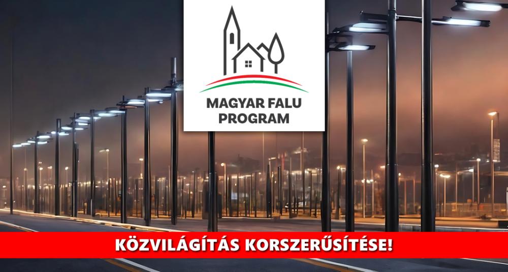 Ajánlati felhívás közvilágosítás korszerűsítésére - Magyar Falu Program